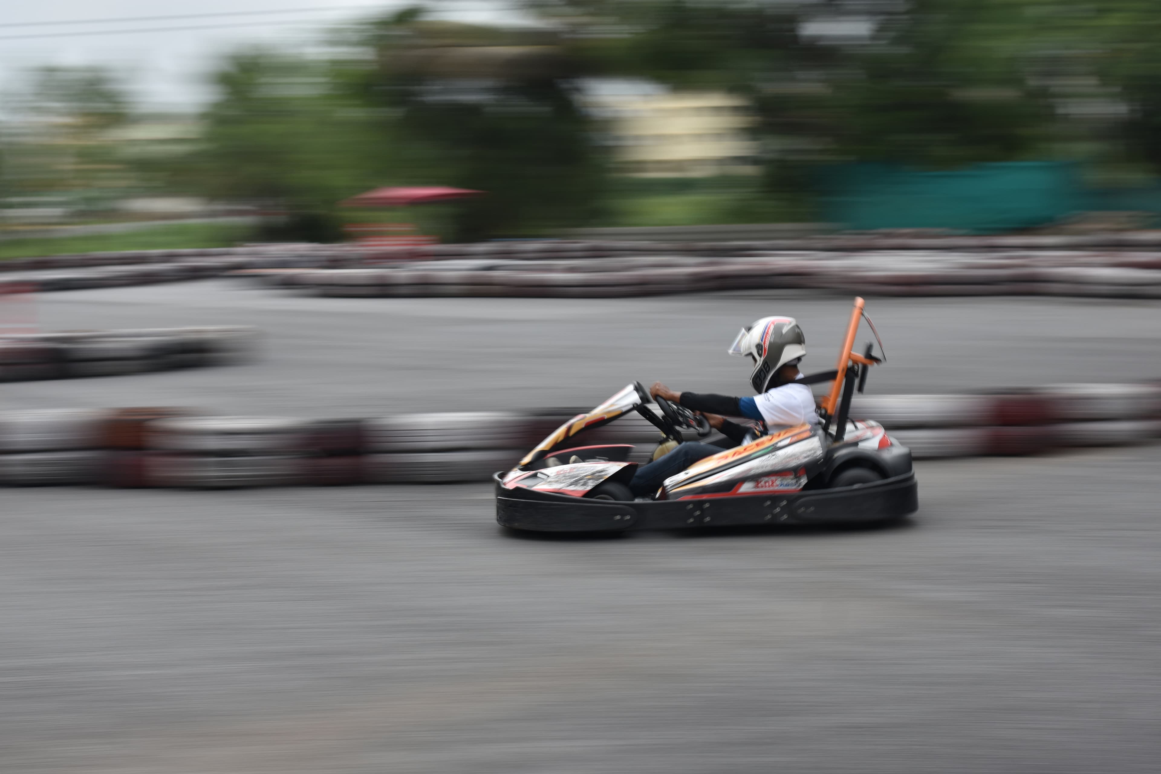 Go-Kart on a race track